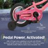 imageRetrospec Koda Kids Bike with Training Wheels  12in Toddler Bicycle for Ages 23  Lightweight Steel Frame Adjustable Seat 155185in Safety Bell ampamp Dual BrakesCotton Candy