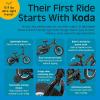imageRetrospec Koda Kids Bike with Training Wheels  12in Toddler Bicycle for Ages 23  Lightweight Steel Frame Adjustable Seat 155185in Safety Bell ampamp Dual BrakesBlack Neon