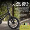 imageRetrospec Koda Plus Kids Bike for Boys ampamp Girls Ages 23 Years  12quot Childrens Bicycle Adjustable Seat ampamp Handlebars Removable Training Wheels Front Hand Brakes Rear Coaster Brake ampamp Safety BellMatte Black