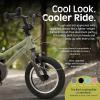 imageRetrospec Koda Plus Kids Bike for Boys ampamp Girls Ages 23 Years  12quot Childrens Bicycle Adjustable Seat ampamp Handlebars Removable Training Wheels Front Hand Brakes Rear Coaster Brake ampamp Safety BellIguana