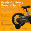 imageRetrospec Koda Plus Kids Bike for Boys ampamp Girls Ages 23 Years  12quot Childrens Bicycle Adjustable Seat ampamp Handlebars Removable Training Wheels Front Hand Brakes Rear Coaster Brake ampamp Safety BellIguana
