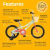 imageRetrospec Koda Plus Kids Bike for Boys ampamp Girls Ages 46 Years  16quot Childrens Bicycle Adjustable Seat ampamp HandlebarsStarfish