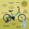 imageRetrospec Koda 16in Kids Bike with Training Wheels  Adjustable Height Beginner Bicycle for Ages 46  Dual Brake System Safety Bell ampamp Reflectors  Lightweight 185lb FrameMantis