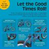 imageRetrospec Koda 16in Kids Bike with Training Wheels  Adjustable Height Beginner Bicycle for Ages 46  Dual Brake System Safety Bell ampamp Reflectors  Lightweight 185lb FrameBlue Bolt