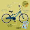 imageRetrospec Koda Plus Kids Bike for Boys ampamp Girls Ages 68 Years  20quot Childrens Bicycle Adjustable Seat ampamp HandlebarsBlue Bolt