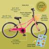 imageRetrospec Koda Plus Kids Bike for Boys ampamp Girls Ages 68 Years  20quot Childrens Bicycle Adjustable Seat ampamp HandlebarsCotton Candy