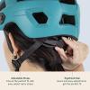 imageRetrospec Rowan Mountain Bike Helmet with Adjustable ErgoKnob Fit System  14 Ventilation Ports Removable Visor ampamp EPS Foam Interior  Lightweight MTB ProtectionSuperior Blue