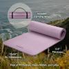 imageRetrospec Solana Yoga Mat 12quot Thick wNylon Strap for Men ampamp Women  Non Slip Exercise Mat for Yoga Pilates Stretching Floor ampamp Fitness WorkoutsViolet Haze