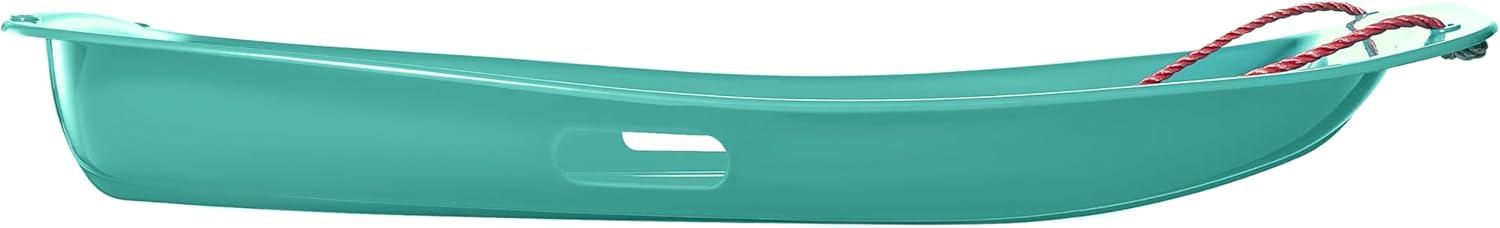 imageRetrospec Retrorider Plastic Snow Sled  Toboggan Style with Pull Rope ColdResistant Coating and Hard Bottom for Smooth Downhill Rides  Available in 35quot and 48quot Sizes for Kids and AdultsLegacy Wintertide