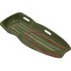 imageRetrospec Retrorider Plastic Snow Sled  Toboggan Style with Pull Rope ColdResistant Coating and Hard Bottom for Smooth Downhill Rides  Available in 35quot and 48quot Sizes for Kids and AdultsMistletoe
