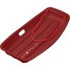 imageRetrospec Retrorider Plastic Snow Sled  Toboggan Style with Pull Rope ColdResistant Coating and Hard Bottom for Smooth Downhill Rides  Available in 35quot and 48quot Sizes for Kids and AdultsBrrgundy