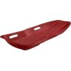 imageRetrospec Retrorider Plastic Snow Sled  Toboggan Style with Pull Rope ColdResistant Coating and Hard Bottom for Smooth Downhill Rides  Available in 35quot and 48quot Sizes for Kids and AdultsBrrgundy