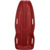imageRetrospec Retrorider Plastic Snow Sled  Toboggan Style with Pull Rope ColdResistant Coating and Hard Bottom for Smooth Downhill Rides  Available in 35quot and 48quot Sizes for Kids and AdultsBrrgundy