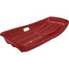 imageRetrospec Retrorider Plastic Snow Sled  Toboggan Style with Pull Rope ColdResistant Coating and Hard Bottom for Smooth Downhill Rides  Available in 35quot and 48quot Sizes for Kids and AdultsBrrgundy