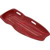 imageRetrospec Retrorider Plastic Snow Sled  Toboggan Style with Pull Rope ColdResistant Coating and Hard Bottom for Smooth Downhill Rides  Available in 35quot and 48quot Sizes for Kids and AdultsBrrgundy