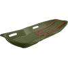 imageRetrospec Retrorider Plastic Snow Sled  Toboggan Style with Pull Rope ColdResistant Coating and Hard Bottom for Smooth Downhill Rides  Available in 35quot and 48quot Sizes for Kids and AdultsMistletoe
