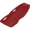 imageRetrospec Retrorider Plastic Snow Sled  Toboggan Style with Pull Rope ColdResistant Coating and Hard Bottom for Smooth Downhill Rides  Available in 35quot and 48quot Sizes for Kids and AdultsBrrgundy