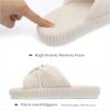 imageChantomoo Slippers for Women Memory Foam House Bedroom Corduroy Bow Crossbands Slide Slipper Shoes Comfy Trendy Gift SlippersBeige