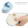 imageChantomoo Slippers for Women Memory Foam House Bedroom Corduroy Bow Crossbands Slide Slipper Shoes Comfy Trendy Gift SlippersLlight Blue
