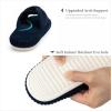 imageChantomoo Slippers for Women Memory Foam House Bedroom Corduroy Bow Crossbands Slide Slipper Shoes Comfy Trendy Gift SlippersNavy
