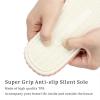imageChantomoo Slippers for Women Memory Foam House Womens Slipper Slides Home Bedroom Bathroom Spa Open Toe Corduroy Bow Slippers Cozy ComfortableBrick Red