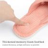 imageChantomoo Slippers for Women Memory Foam House Womens Slipper Slides Home Bedroom Bathroom Spa Open Toe Corduroy Bow Slippers Cozy ComfortableBrick Red