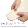 imageChantomoo Slippers for Women Memory Foam House Womens Slipper Slides Home Bedroom Bathroom Spa Open Toe Corduroy Bow Slippers Cozy ComfortableGrey