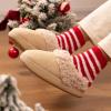 imageChantomoo Slippers for Women and Men Memory Foam Slippers House Shoes Faux Suede Upper Rubber Sole Faux Fur Lining Warm Comfy Indoor Fuzzy SlippersKhaki