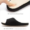 imageChantomoo Womens Slipper Memory Foam Slippers Comfy House Slippers Rubber Sole Bedroom Cozy Indoor Outdoor Home Slipper SlidesBlack