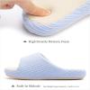 imageChantomoo Womens Slipper Memory Foam Slippers Comfy House Slippers Rubber Sole Bedroom Cozy Indoor Outdoor Home Slipper SlidesBlue