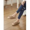 imageChantomoo Womens Slipper Memory Foam Slippers Comfy House Slippers Rubber Sole Bedroom Cozy Indoor Outdoor Home Slipper SlidesBrown