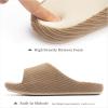 imageChantomoo Womens Slipper Memory Foam Slippers Comfy House Slippers Rubber Sole Bedroom Cozy Indoor Outdoor Home Slipper SlidesBrown