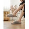 imageChantomoo Womens Slipper Memory Foam Slippers Comfy House Slippers Rubber Sole Bedroom Cozy Indoor Outdoor Home Slipper SlidesGrey