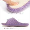 imageChantomoo Womens Slipper Memory Foam Slippers Comfy House Slippers Rubber Sole Bedroom Cozy Indoor Outdoor Home Slipper SlidesPurple