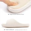 imageChantomoo Womens Slipper Memory Foam Slippers Comfy House Slippers Rubber Sole Bedroom Cozy Indoor Outdoor Home Slipper SlidesWhite