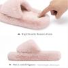 imageChantomoo Womens Slippers Memory Foam House Bedroom Slippers for Women Fuzzy Plush Comfy Faux Fur Lined Slide Shoes AntiSkid Sole Trendy Gift SlippersPink