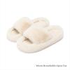 imageChantomoo Womens Slippers Memory Foam House Bedroom Slippers for Women Fuzzy Plush Comfy Faux Fur Lined Slide Shoes AntiSkid Sole Trendy Gift SlippersBeige