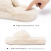imageChantomoo Womens Slippers Memory Foam House Bedroom Slippers for Women Fuzzy Plush Comfy Faux Fur Lined Slide Shoes AntiSkid Sole Trendy Gift SlippersBeige