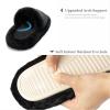 imageChantomoo Womens Slippers Memory Foam House Bedroom Slippers for Women Fuzzy Plush Comfy Faux Fur Lined Slide Shoes AntiSkid Sole Trendy Gift SlippersBlack