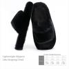 imageChantomoo Womens Slippers Memory Foam House Bedroom Slippers for Women Fuzzy Plush Comfy Faux Fur Lined Slide Shoes AntiSkid Sole Trendy Gift SlippersBlack