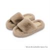 imageChantomoo Womens Slippers Memory Foam House Bedroom Slippers for Women Fuzzy Plush Comfy Faux Fur Lined Slide Shoes AntiSkid Sole Trendy Gift SlippersLight Brown
