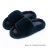 imageChantomoo Womens Slippers Memory Foam House Bedroom Slippers for Women Fuzzy Plush Comfy Faux Fur Lined Slide Shoes AntiSkid Sole Trendy Gift SlippersNavy