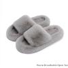 imageChantomoo Womens Slippers Memory Foam House Bedroom Slippers for Women Fuzzy Plush Comfy Faux Fur Lined Slide Shoes AntiSkid Sole Trendy Gift SlippersGrey