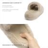 imageChantomoo Womens Slippers Memory Foam Slippers for Women Fuzzy Comfy Faux Fur House Shoes Furry Bedroom Indoor Open Toe Slippers Two Bands Trendy Gift SlippersCamel