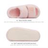 imageChantomoo Womens Slippers Memory Foam Slippers for Women Fuzzy Comfy Faux Fur House Shoes Furry Bedroom Indoor Open Toe Slippers Two Bands Trendy Gift SlippersPink