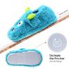 imageLA PLAGE Boys Slippers Monster for Kid Toddler Boys House Shoes Bedroom Slippers