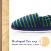 imageLA PLAGE Girls Soft House Slippers Fur Lining Memory Foam Rubber Sole Cute Bedroom Shoes with Beautiful Star
