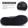 imageLA PLAGE Mens Moccasin Slippers Memory Foam Warm Plush House Slippers Indoor Outdoor Comfortable Winter House ShoesCamo a