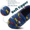 imageLulex Boys Slippers Warm Comfy for Little Big Kids House Bedroom Shoes with Soft Memory Foam Indoor Outdoor