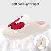 imageNineCiFun Christmas Slippers for Women Monogrammed Memory Foam House Slippers Santa hat Retro Soft Plush Warm Slipon Indoor Slippers Personalized Birthday Gifts shoesW